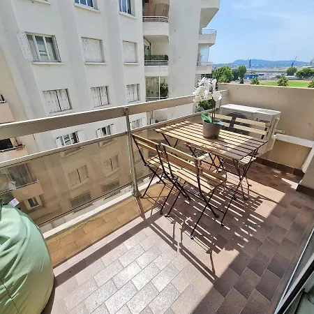 Gregbnb - T2 Pleine Ville - Climatise - Balcon - 1 Toulon Exterior foto