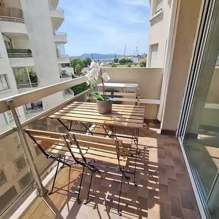 Gregbnb - T2 Pleine Ville - Climatise - Balcon - 1 Toulon Exterior foto